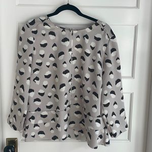 Banana republic blouse—super fun print